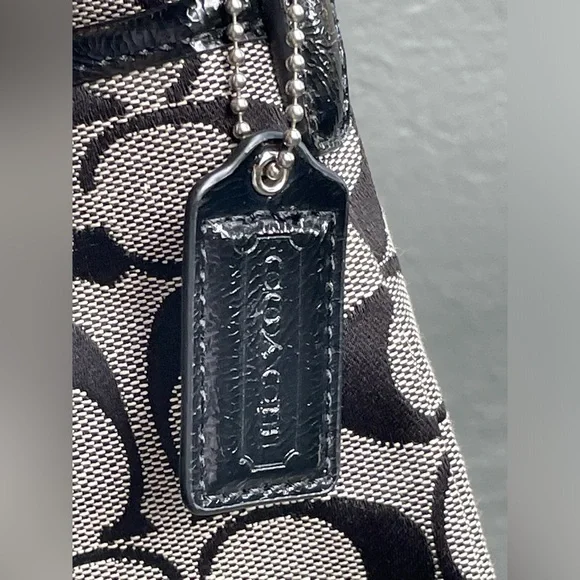 COACH Bag,Coach Black and Gray Women's Bag, Coach Crossbody Bag. - Picture 6 of 17